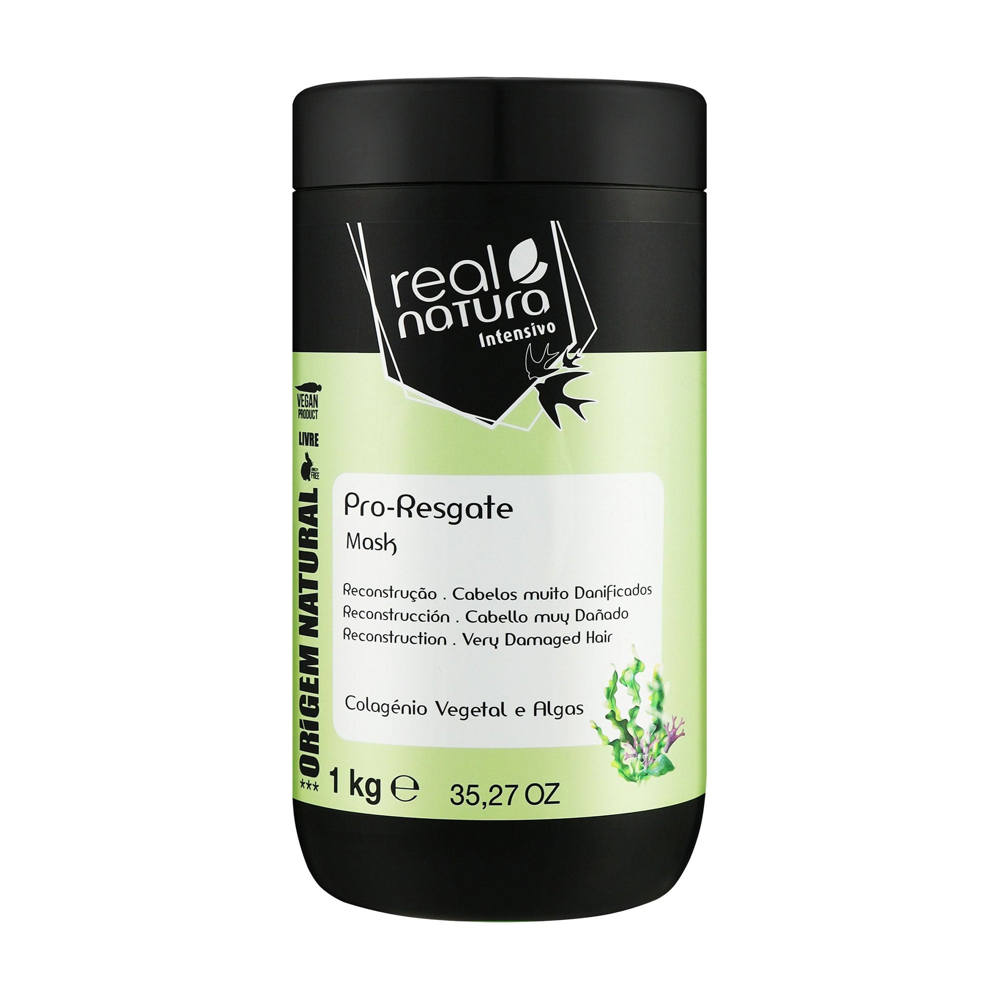 Маска для волосся Real Natura Pro-Resgate Mask, 1 кг